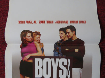 BOYS AND GIRLS  ITALIAN LOCANDINA (27.5"x13") POSTER FREDDIE PRINZE, JR 2001