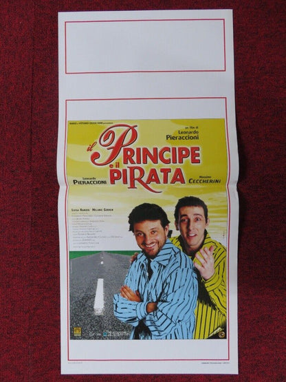 THE PRINCE AND THE PIRATE  ITALIAN LOCANDINA (27.5"x13") POSTER M CECCHERI 2001