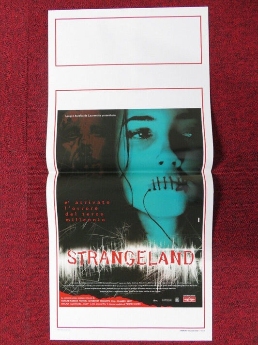 STRANGELAND  ITALIAN LOCANDINA (27.5"x13") POSTER KEVIN GAGE ELIZABETH PENA 2001