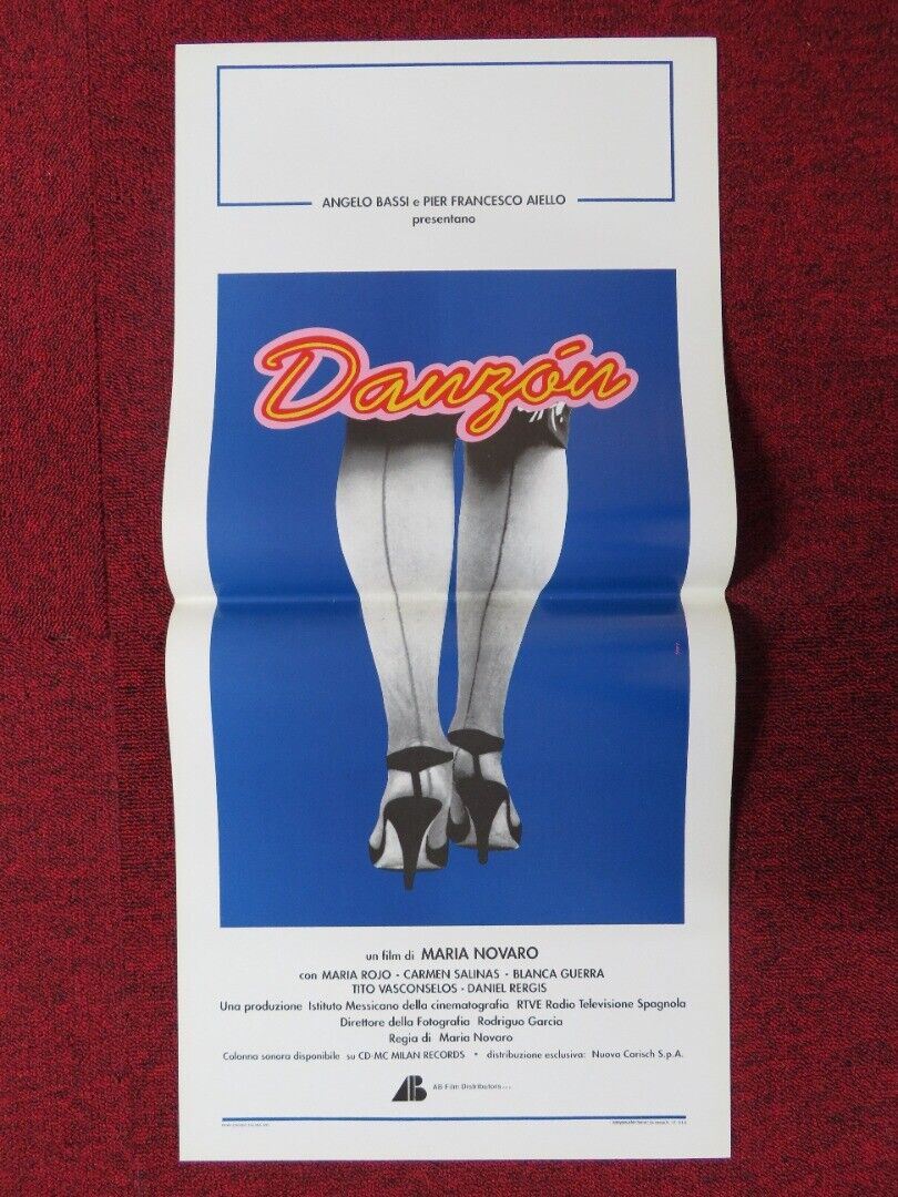 DANZON  ITALIAN LOCANDINA (27.5"x13") POSTER MARIA NOVARO CARMEN SALINAS 1992