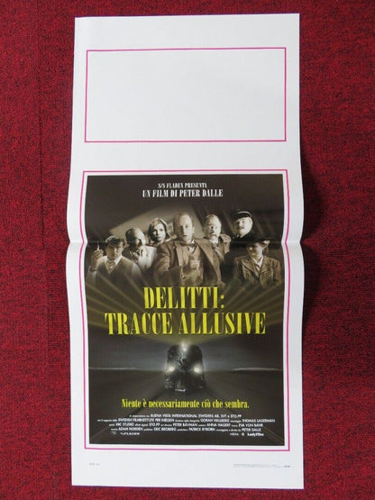 DELITTI: TRACCE ALLUSIVE ITALIAN LOCANDINA (27.5"x13") POSTER PETER DALLE 2003