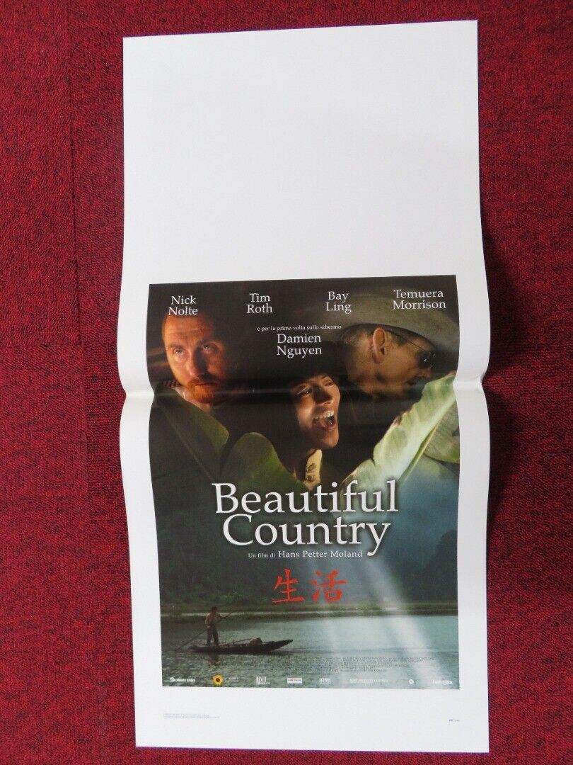 BEAUTIFUL COUNTRY  ITALIAN LOCANDINA (27.5"x13") POSTER NICK NOLTE 2004