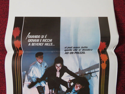 LESS THAN ZERO ITALIAN LOCANDINA (27.5"x13") POSTER ANDREW MCCARTHY 1987