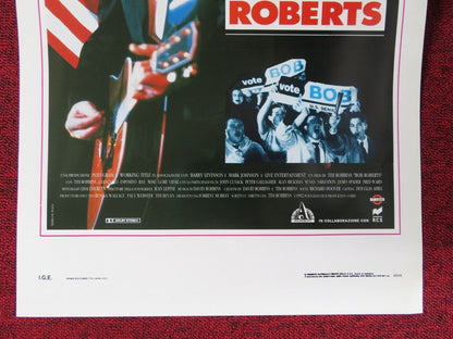 BOB ROBERTS ITALIAN LOCANDINA (27.5"x13") POSTER TIM ROBBINS 1992