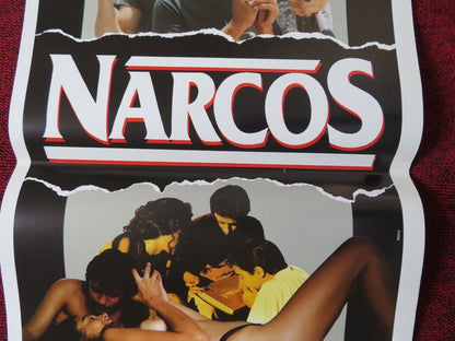 NARCOS  ITALIAN LOCANDINA (27.5"x13") POSTER GIUSEPPE FERRARA 1992