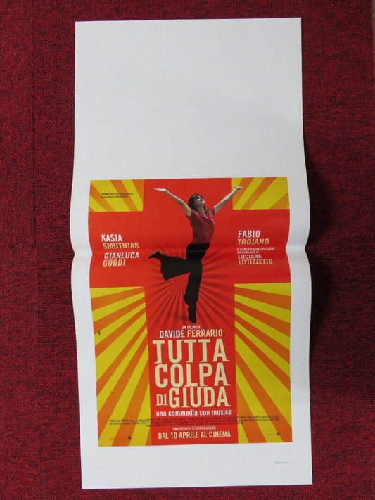 TUTTA COLPA DI GIUDA ITALIAN LOCANDINA (27.5"x13") POSTER KASIA SMUTNIAK 1992