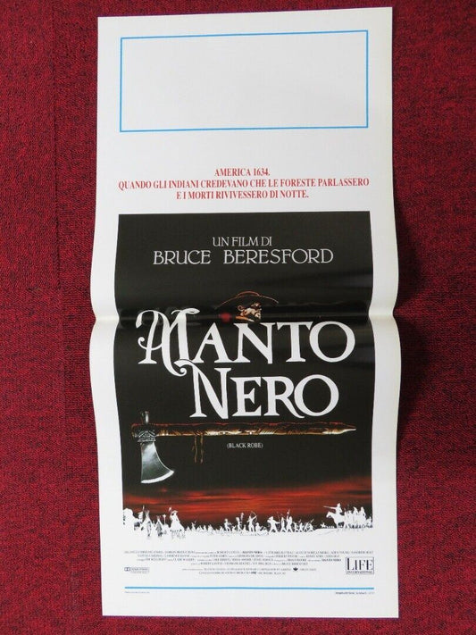 BLACK ROBE   ITALIAN LOCANDINA (27.5"x13") POSTER BRUCE BERESFORD 1992