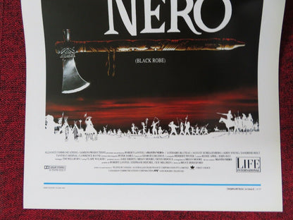 BLACK ROBE   ITALIAN LOCANDINA (27.5"x13") POSTER BRUCE BERESFORD 1992