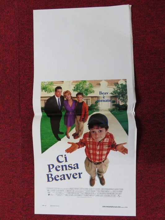 LEAVE IT TO BEAVER ITALIAN LOCANDINA (27.5"x13") POSTER CHRISTOPHER MCDONALD '98