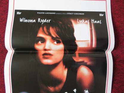 BOYS  ITALIAN LOCANDINA (27.5"x13") POSTER WINONA RYDER LUKAS HAAS 1996