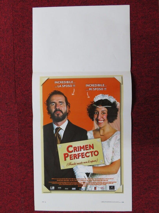 FERPECT CRIME ITALIAN LOCANDINA (27.5"x13") POSTER GUILLERMO TOLEDOMONICA 2004