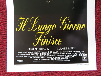 IL LUNGO GIORNO FINISCE ITALIAN LOCANDINA (27.5"x13.5") POSTER L MCCORMACK '92