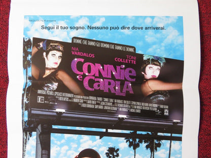 CONNIE AND CARLA ITALIAN LOCANDINA (27.5"x13") POSTER N VARDALOS T COLLETTE '04