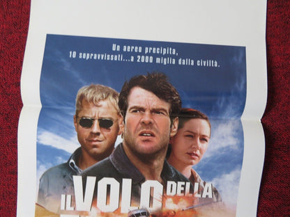 FLIGHT OF THE PHOENIX ITALIAN LOCANDINA (27.5"x13") POSTER DENNIS QUAID 2004