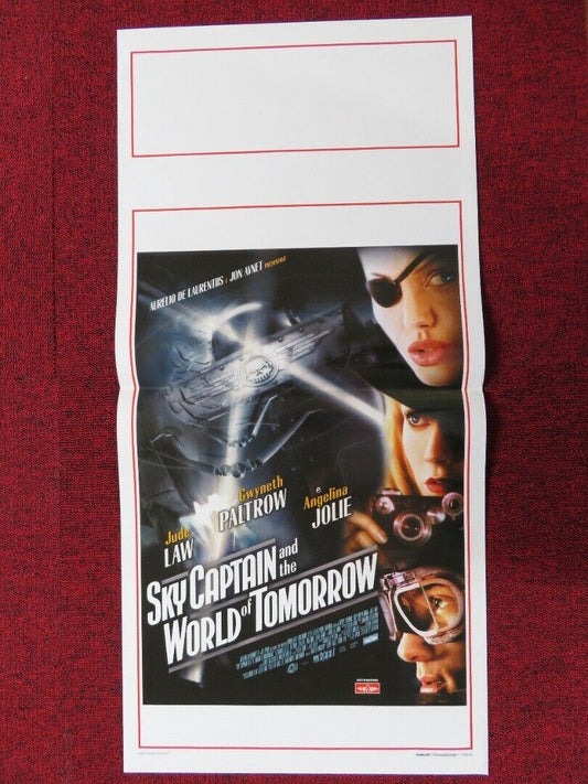 SKY CAPTAIN AND THE WORLD OF TOMORROW ITALIAN LOCANDINA (27.5"x13") POSTER 2004