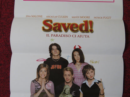 SAVED  ITALIAN LOCANDINA (27.5"x13") POSTER  MACAULAY CULKIN MANDY MOORE 2004