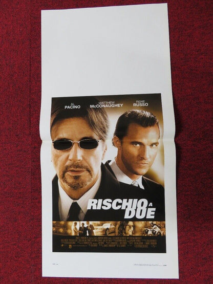 TWO FOR THE MONEY ITALIAN LOCANDINA (27.5"x13") POSTER AL PACINO 2005