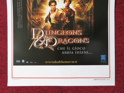 DUNGEONS AND DRAGONS  ITALIAN LOCANDINA (27.5"x13") POSTER MARLON WAYANS 2002