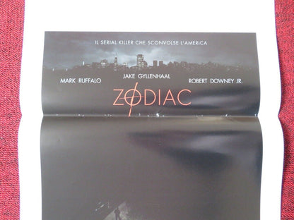 ZODIAC  ITALIAN LOCANDINA (27.5"x13") POSTER J GYLLENHAAL R DOWNEY JR 2007