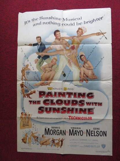 PAINTING THE CLOUDS WITH SUNSHINE FOLDED U.S ONE SHEET POSTER 1951