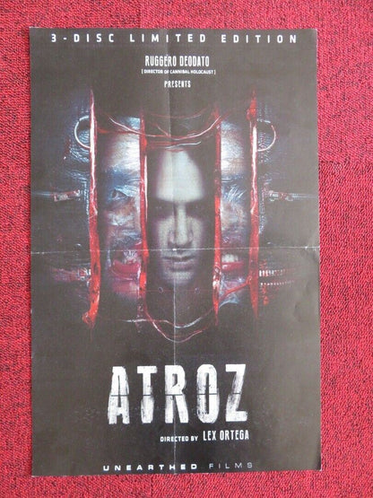 ATROZ U.S MINI (17"x 11") POSTER DAVID ABOUSAFFY ABIGAIL BONILLA 2015