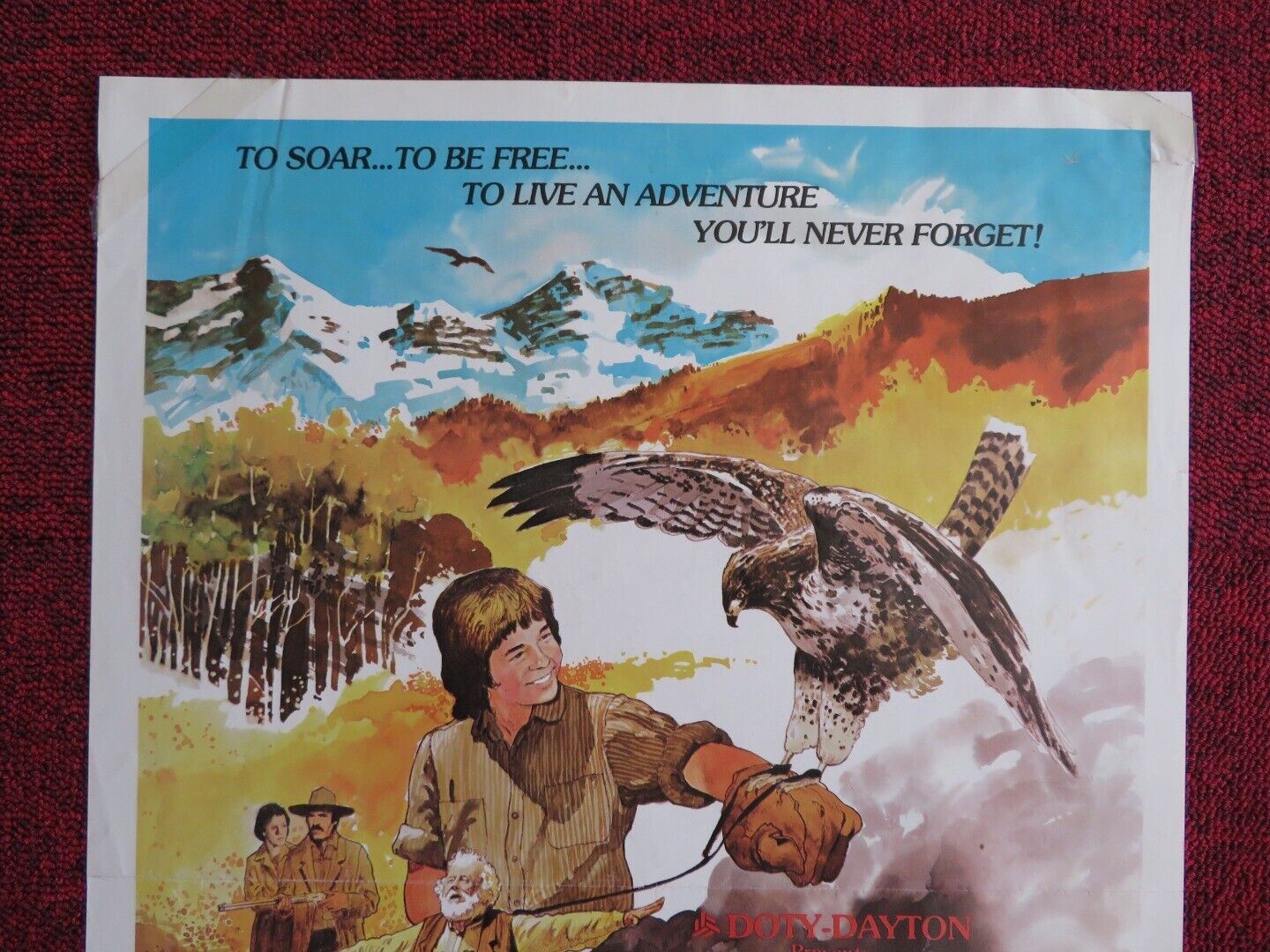 BAKER'S HAWK U.S MINI (13.5"x 20") POSTER CLINT WALKER BURL IVES 1976