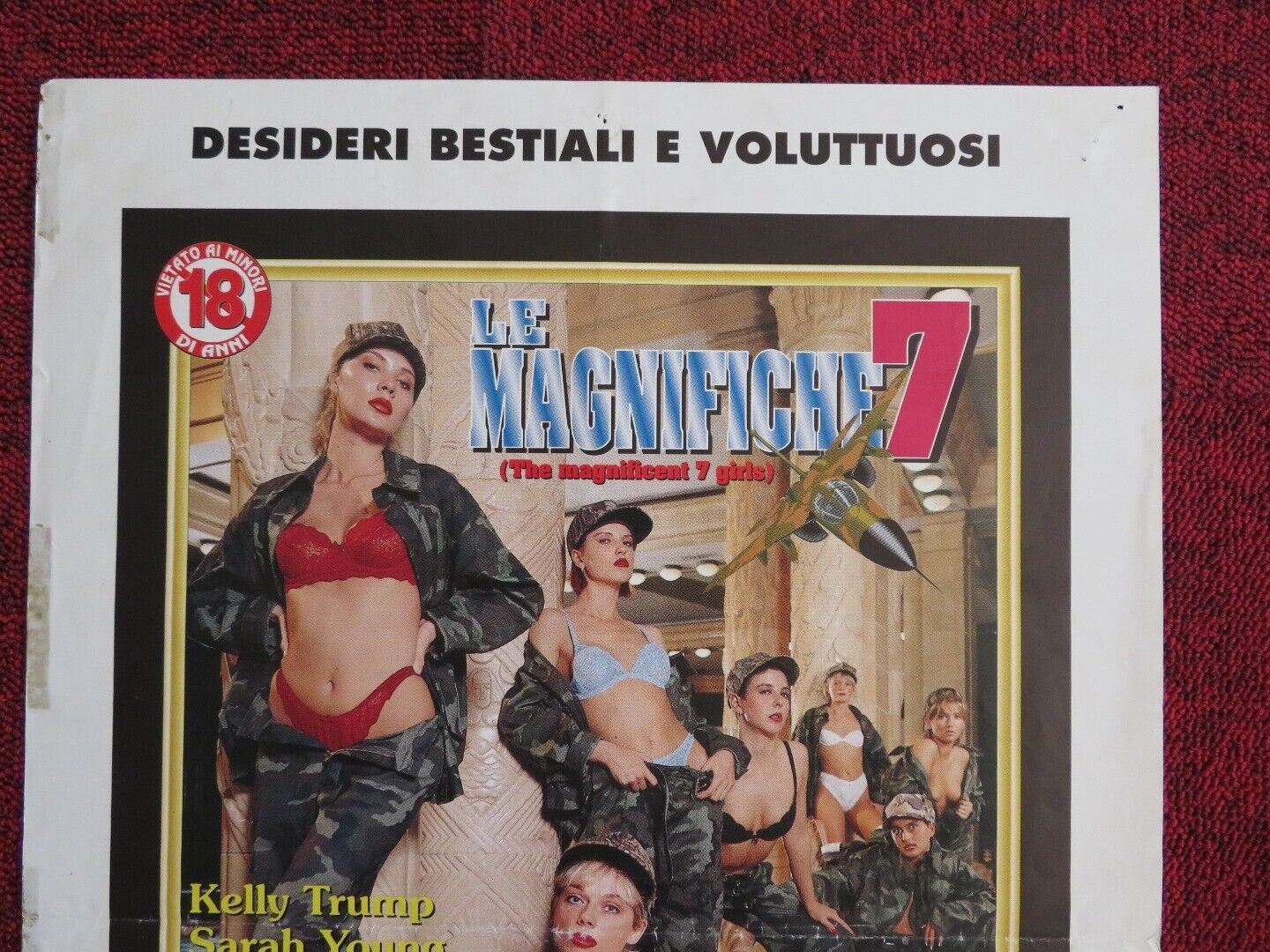 LE MAGNIFICHE 7 / THE MAGNIFICENT 7 GIRLS ITALIAN MINI (13"x 20") POSTER 1999