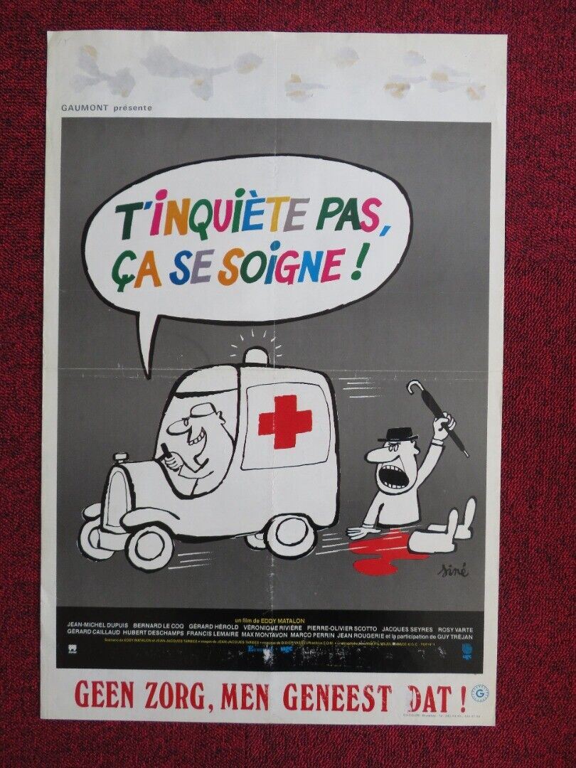 T'INQUIETE PAS GA SE SOIGNE BELGIUM (14.5"x 21.5") POSTER BERNARD LE COQ