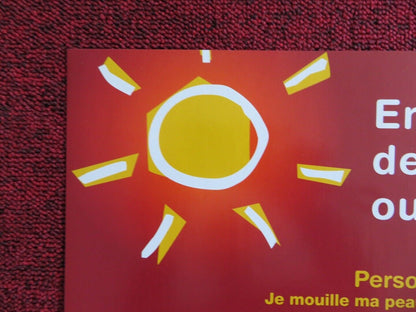 FRENCH MINISTRY OF HEALTH POSTER LOOKING AFTER YOURSELF DURING A HEAT(16"x 24")