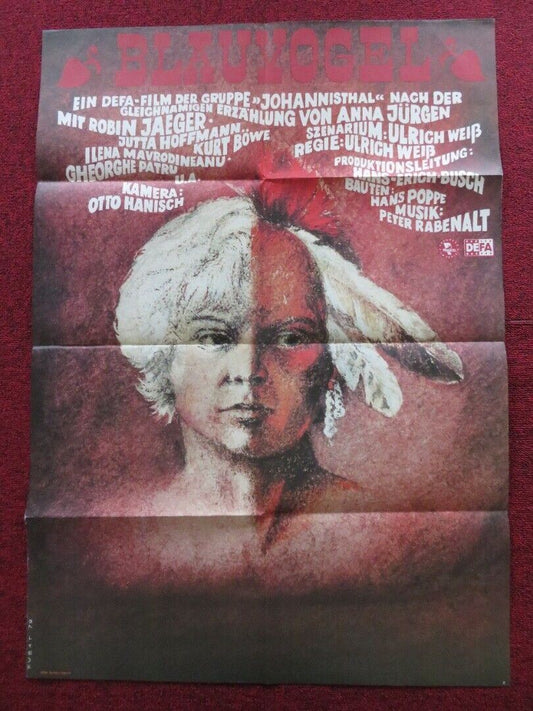 BLAUYOGEL GERMAN A1 (33"x 23") POSTER ROBIN JAEGER GABRIEL MARIAN OSECIUC 1979