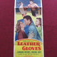 LEATHER GLOVES FOLDED US INSERT (14"x 36") POSTER CAMERON MITCHELL 1948