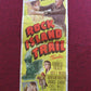 ROCK ISLAND TRAIL FOLDED US INSERT (14"x 36") POSTER  FORREST TUCKER 1950