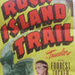 ROCK ISLAND TRAIL FOLDED US INSERT (14"x 36") POSTER  FORREST TUCKER 1950