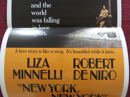 NEW YORK, NEW YORK FOLDED US INSERT (14"x 36") POSTER  LIZA MINNELLI DE NIRO '77