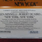 NEW YORK, NEW YORK FOLDED US INSERT (14"x 36") POSTER  LIZA MINNELLI DE NIRO '77