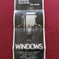 WINDOWS - STYLE A FOLDED US INSERT (14"x 36") POSTER TALIA SHIRE J. CORTESE 1980