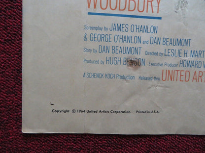 FOR THOSE WHO THINK FOLDED U.S HALF SHEET POSTER JAMES DARREN PAMELA TIFFIN 1964