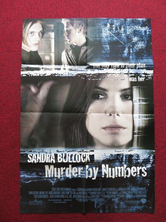 MURDER BY NUMBERS FOLDED US ONE SHEET POSTER SANDRA BULLOCK 2002