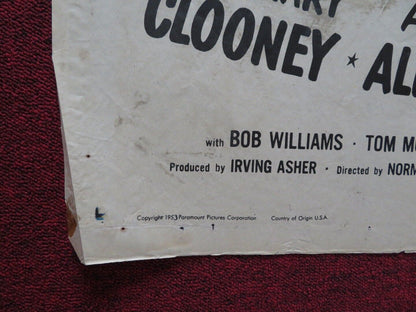 THE STARS ARE SINGING FOLDED US ONE SHEET POSTER ROSEMARY CLOONEY 1953