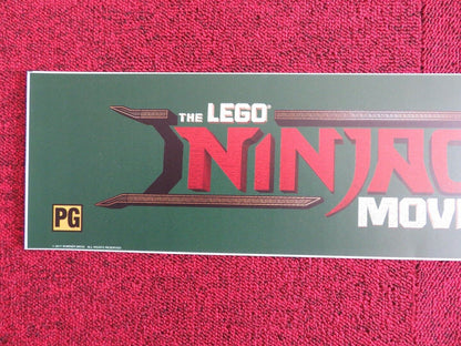 THE LEGO NINJAGO MOVIE U.S MYLAR (5.5" X 25") POSTER JACKIE CHAN DAVE FRANCO