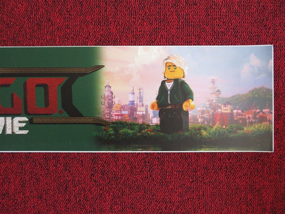 THE LEGO NINJAGO MOVIE U.S MYLAR (5.5" X 25") POSTER JACKIE CHAN DAVE FRANCO