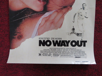 NO WAY OUT U.S MINI (11" X 17") POSTER KEVIN COSTNER GENE HACKMAN 1987