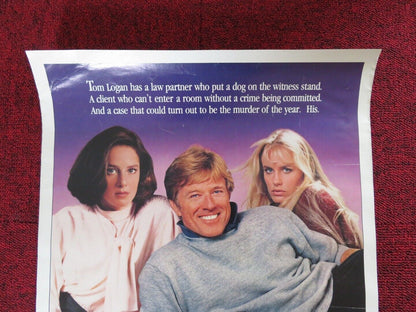 LEGAL EAGLES  U.S MINI (13.5" X 20.5") POSTER ROBERT REDFORD DEBRA WINGER 1986