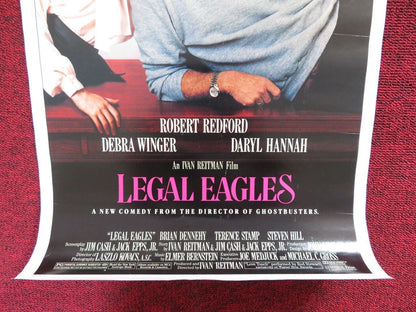 LEGAL EAGLES  U.S MINI (13.5" X 20.5") POSTER ROBERT REDFORD DEBRA WINGER 1986