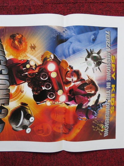 SPY KIDS 3: GAME OVER ITALIAN LOCANDINA (27.5"x13") POSTER STALLONE BANDERAS '03