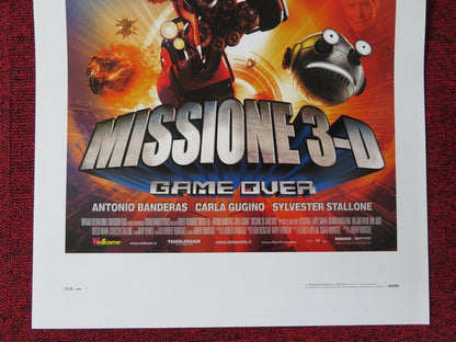 SPY KIDS 3: GAME OVER ITALIAN LOCANDINA (27.5"x13") POSTER STALLONE BANDERAS '03