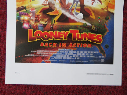 LOONEY TUNES BACK IN ACTION   ITALIAN LOCANDINA (27.5"x13") POSTER B FRASER 2003