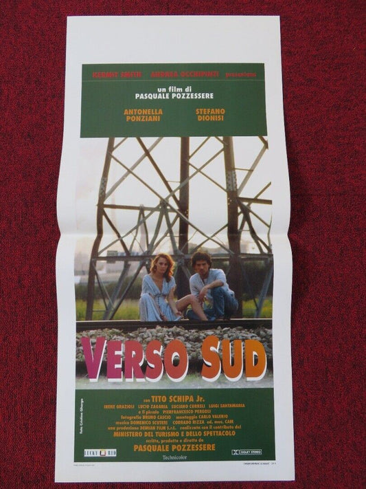 VERSO SUD ITALIAN LOCANDINA (27.5"x13") POSTER ANTONELLA PONZIANI 1992