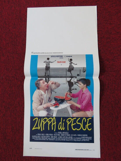 FISH SOUP ITALIAN LOCANDINA (27.5"x13") POSTER CHIARA CASELLI ANDREA PRODAN 1992