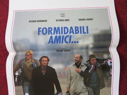 FORMIDABILI AMICI... ITALIAN LOCANDINA (27.5"x13") POSTER RICHARD BOHRINGER 1992